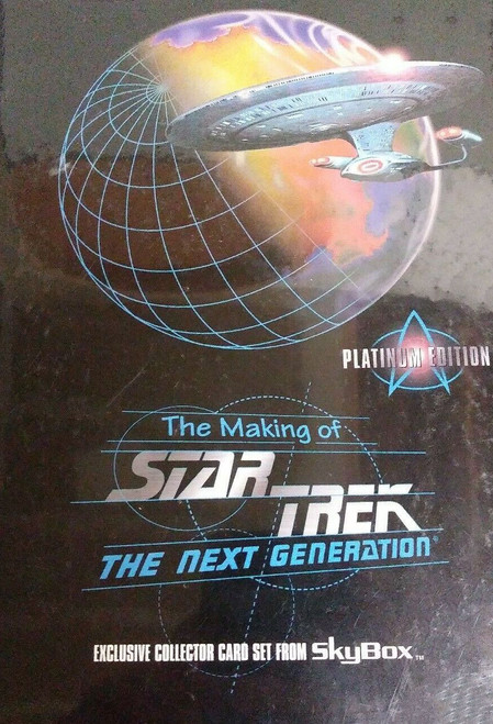 1994 SkyBox Making of Star Trek The Next Generation Platinum Edition Card Set