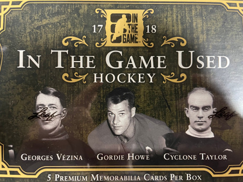 2017-18 Leaf In The Game Used Hockey Hobby Box