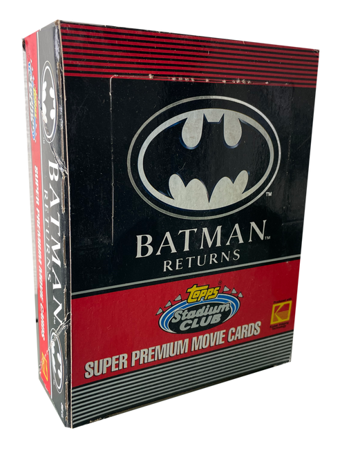 1991 Topps Stadium Club Batman Returns Super Premium Movie Card Box