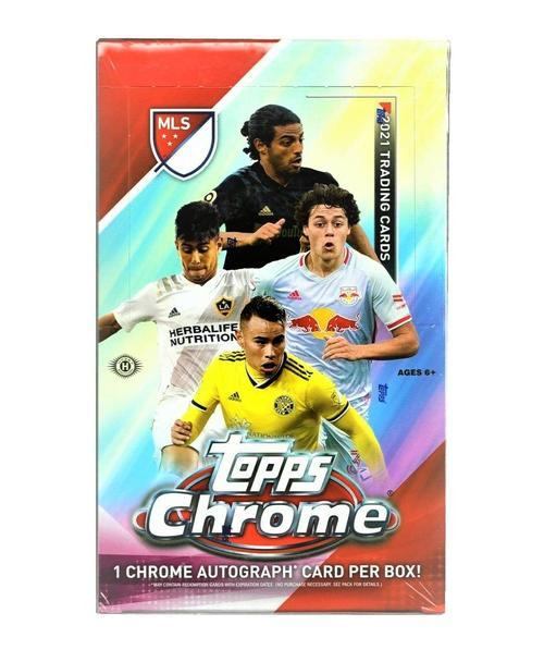 2021 Topps Chrome MLS Major League Soccer Hobby Box