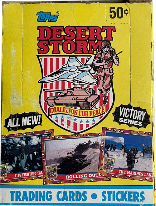 1991 Topps Desert Storm Victory Series Trading Card Box