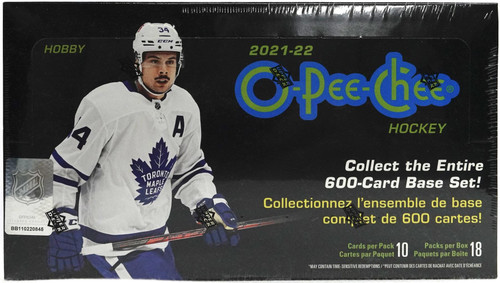 2021-22 Upper Deck O Pee Chee Hockey Hobby Box