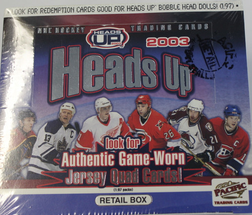 2002-03 Pacific Heads Up (Retail) Hockey