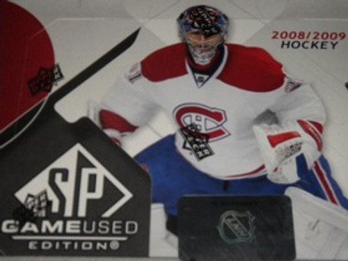 2008-09 Upper Deck SP Game Used Hockey Hobby Box