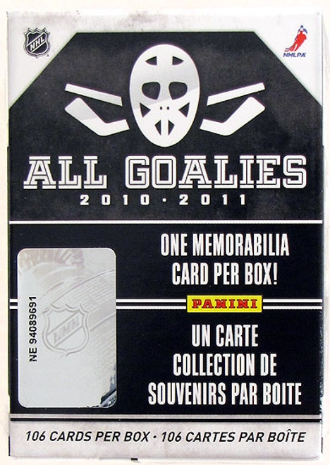 2010-11 Panini All Goalie Set Hockey