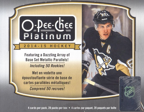 2014-15 Upper Deck O Pee Chee Platinum Hockey Hobby Box