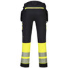 Portwest DX445 - DX4 Hi-Vis Detachable Holster Pocket Class 1 Trousers