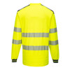 Portwest T185 - PW3 Hi-Vis Cotton Comfort T-Shirt L/S