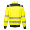 Portwest PW370 - PW3 Hi-Vis Zip Sweatshirt