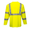 Portwest FR96 - Flame Resistant  Hi-Vis Long Sleeve T-Shirt