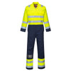 Portwest BIZ7 - Bizflame Work Hi-Vis Anti-Static Coverall