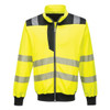PW3 Hi-Vis Sweatshirt Yellow/Black SMALL **CLEARANCE**