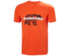 Helly Hansen Workwear Graphic T-shirt Orange SMALL **CLEARANCE**