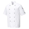 Portwest C734 - Kent Chefs Jacket WHITE LARGE **CLEARANCE**