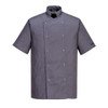 C733 - Cumbria Chefs Jacket GREY LARGE **CLEARANCE**
