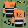 PW3 Hi Vis Sweatshirt Bundle with Embroidery