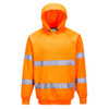 Hi-Vis Hooded Sweatshirt B304 Large ORANGE **CLEARANCE**