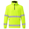 Portwest F302 - Hi-Vis 1/2 Zip Fleece