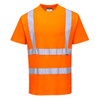 Portwest S170 - Hi-Vis Cotton Comfort T-Shirt ORANGE 5XL **CLEARANCE**