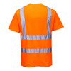 Portwest S170 - Hi-Vis Cotton Comfort T-Shirt ORANGE 5XL **CLEARANCE**