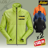 2x Snickers FlexiWork Midlayer Jacket With Logo