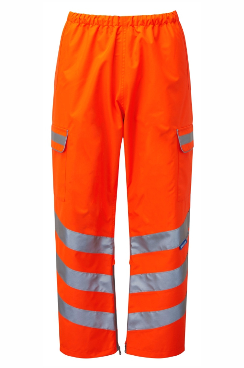 Orange hi vis waterproof on sale trousers