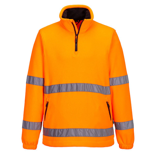 Portwest F302 - Hi-Vis 1/2 Zip Fleece