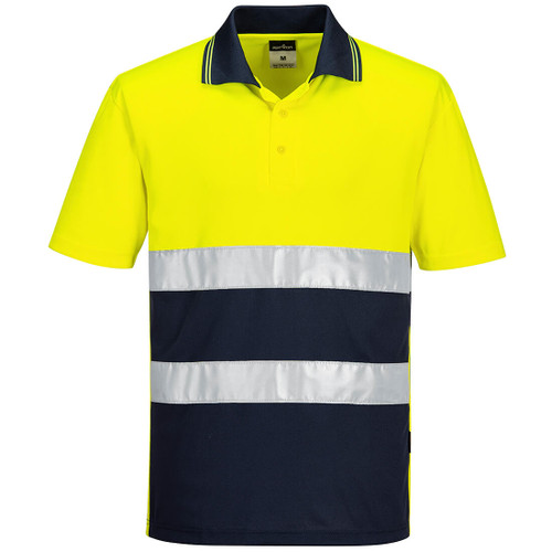 Portwest S175 - Hi-Vis Lightweight Contrast Polo Shirt S/S