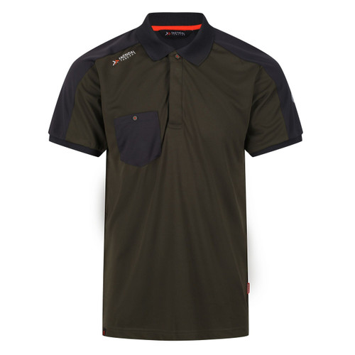 Offensive Wicking Polo LARGE KHAKI **CLEAREANCE**