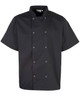 Premier Studded front short sleeve chef jacket