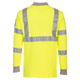 Portwest FR77 - Flame Resistant Anti-Static Hi-Vis Long Sleeve Polo Shirt