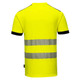PW3 Hi-Vis Cotton Comfort T-Shirt Yellow/Navy XXL **CLEARANCE**