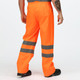 Hi-Vis Pro Packaway Trouser ORANGE LARGE **CLEARANCE**