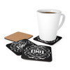 Set of 4 Black "The NAMM Show 1901" Cork Coasters