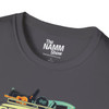 "NAMM Show or Bust!" VW Bus Gray Softstyle T-Shirt