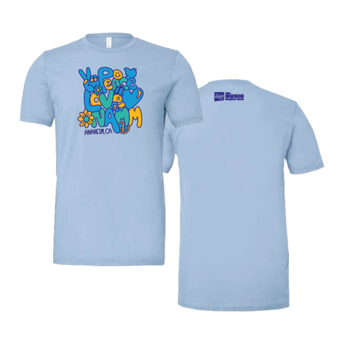 NS25 "NAMM Show Hippy" Sky Blue  Tee NS25 "NAMM Show Hippy" Sky Blue  Tee