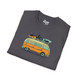 "NAMM Show or Bust!" VW Bus Gray Softstyle T-Shirt