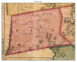 Durham, Connecticut 1859 Middlesex Co. - Old Map Custom Print