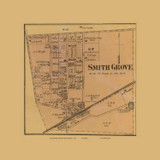 Smith Grove Village, Kentucky 1877 Old Town Map Custom Print - Warren Co.