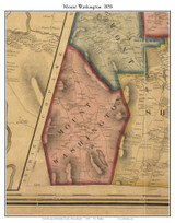 Mount Washington Massachusetts 1858 Old Town Map Custom Print - Berkshire Co.