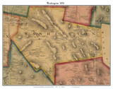 Washington Massachusetts 1858 Old Town Map Custom Print - Berkshire Co. Washington Massachusetts 1858 Old Town Map Custom Print - Berkshire Co.