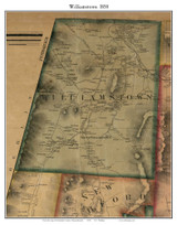 Williamstown Massachusetts 1858 Old Town Map Custom Print - Berkshire Co. Williamstown Massachusetts 1858 Old Town Map Custom Print - Berkshire Co.