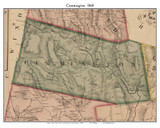 Cummington, Massachusetts 1860 Old Town Map Custom Print - Hampshire Co.