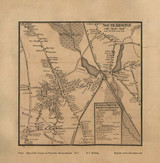 South Abington Village, Abington, Massachusetts 1857 Old Town Map Custom Print - Plymouth Co.