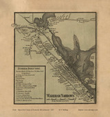 Wareham Narrows, Massachusetts 1857 Old Town Map Custom Print - Plymouth Co. Wareham Narrows, Massachusetts 1857 Old Town Map Custom Print - Plymouth Co.
