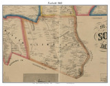 Fairfield, Maine 1860 Old Town Map Custom Print - Somerset Co.