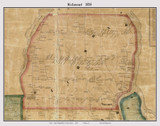 Richmond, Maine 1858 Old Town Map Custom Print - Sagadahoc Co.
