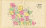 Hillsborough County, New Hampshire 1892 Old Town Map Reprint - Hurd State Atlas Hillsboro