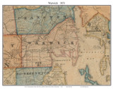 Warwick Rhode Island 1831 - Old Town Map Custom Print - Stevens State Map