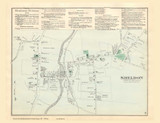 Sheldon Village, Vermont 1871 Old Town Map Reprint - Franklin Co.